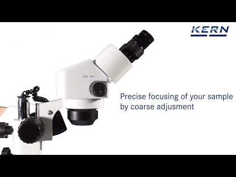 Kern Stereo Zoom Microscope Video