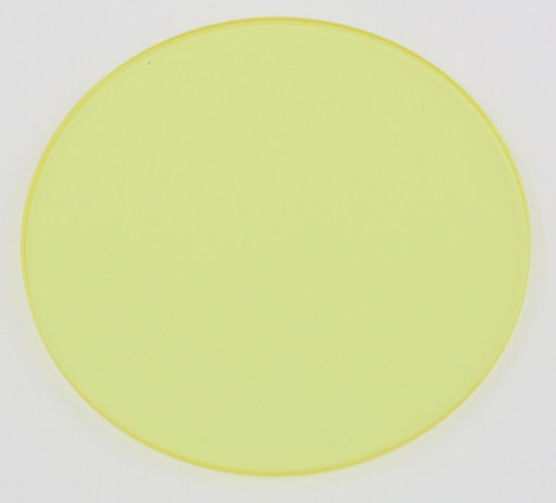 Yellow microscope filter