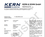 961-170 Factory Calibration Certificate