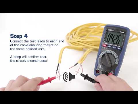 Reed Waterproof Digital Multimeter-v