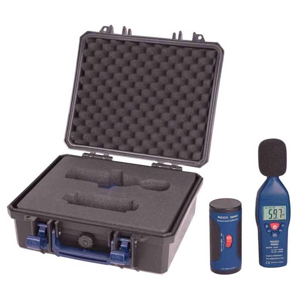 Reed R8050KIT Sound Level Meter and Calibrator Kit — The Measurement Shop